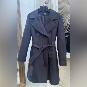 “kookia” from UK very good condition, double breasted fall coat, size 38 BLK